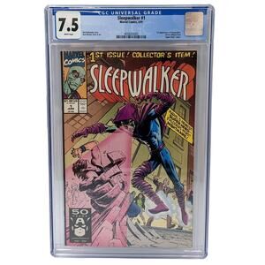 Sleepwalker #1 - CGC 7.5 (Marvel Comics, 1991) 1st Appearance of Sleepwalker